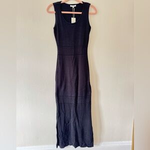 Z Supply Black Maxi Sweater Dress
